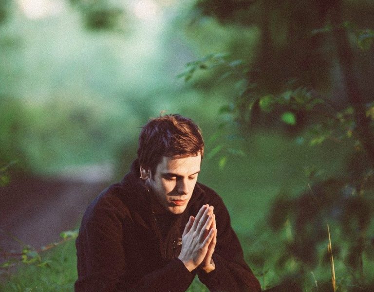 green, pray, young man